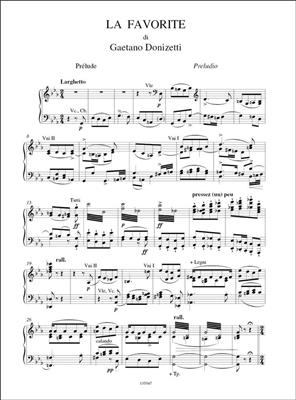 Gaetano Donizetti: La favorite: Opern Klavierauszug