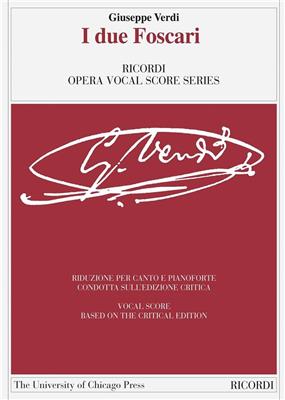 Giuseppe Verdi: I due Foscari: Gesang mit Klavier