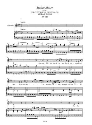 Antonio Vivaldi: Stabat Mater RV 621: Gesang mit Klavier