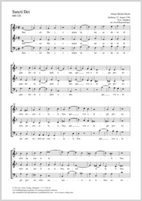 Johann Michael Haydn: Sancti Dei: (Arr. Josef BOGENSBERGER): Gemischter Chor mit Begleitung