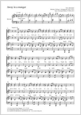 Away in a manger: Frauenchor mit Klavier/Orgel
