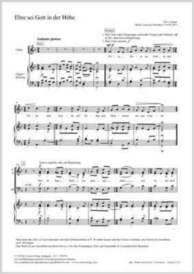 Giacomo Mezzalira: Ehre sei Gott in der Höhe: Gemischter Chor mit Klavier/Orgel