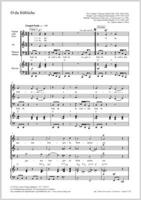 Johann Gottfried Herder: O du fröhliche: (Arr. Martin Carbow): Frauenchor mit Klavier/Orgel