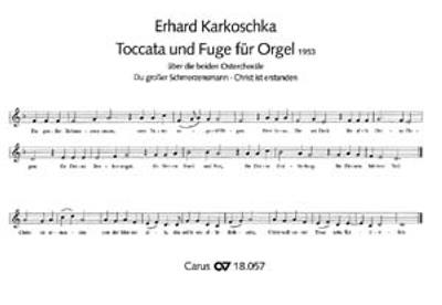 Erhard Karkoschka: Toccata und Fuge: Orgel