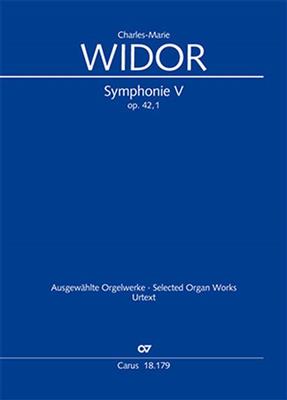 Charles-Marie Widor: Symphonie No. V Pour Organ: Orgel