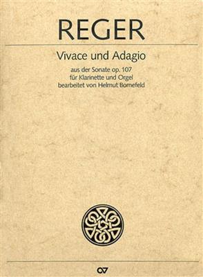 Max Reger: Vivace und Adagio: (Arr. Helmut Bornefeld): Klarinette mit Begleitung