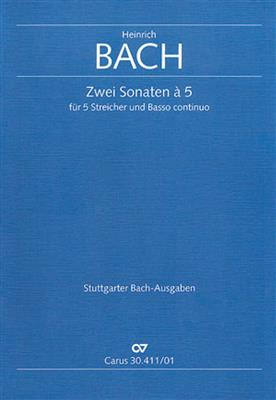 Heinrich Bach: Zwei Sonaten à 5: Streichensemble