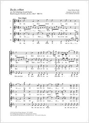 Franz Joseph Haydn: Zu dir, o Herr: Gemischter Chor mit Begleitung