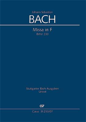 Johann Sebastian Bach: Missa in F: Gemischter Chor mit Ensemble