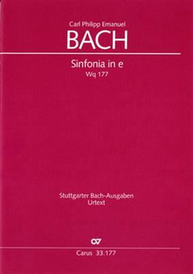 Carl Philipp Emanuel Bach: Sinfonia in e: Streichquartett