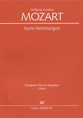 Wolfgang Amadeus Mozart: Mozart: Kyrie-Vertonungen: Gemischter Chor mit Ensemble