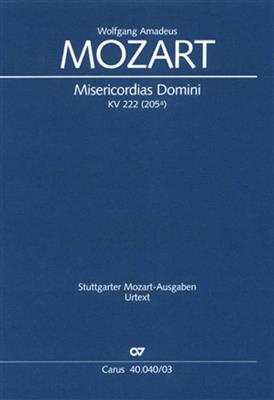 Wolfgang Amadeus Mozart: Misericordias Domini: (Arr. Eberhard Kraus): Gemischter Chor mit Ensemble