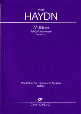 Franz Joseph Haydn: Missa solemnis in B: Gemischter Chor mit Ensemble