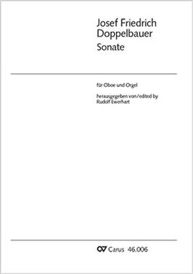 Josef Friedrich Doppelbauer: Sonate für Oboe und Orgel: Oboe mit Begleitung