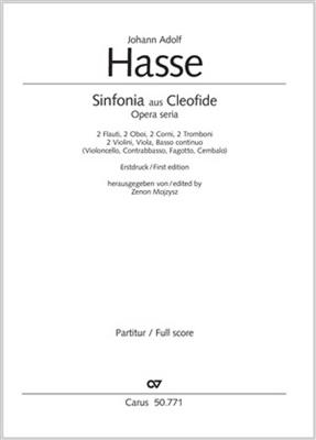 Johann Adolf Hasse: Sinfonia aus Cleofide: Kammerorchester
