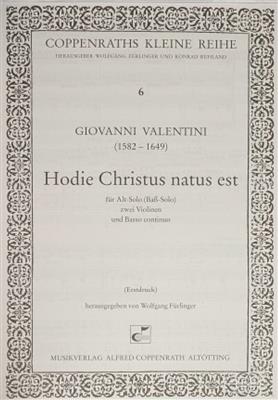 Giovanni Valentini: Hodie Christus natus est: Kammerensemble