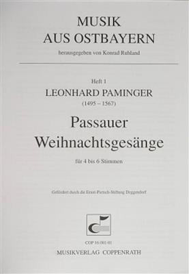Leonhard Paminger: Paminer: Passauer Weihnachtsgesänge: Gemischter Chor mit Begleitung
