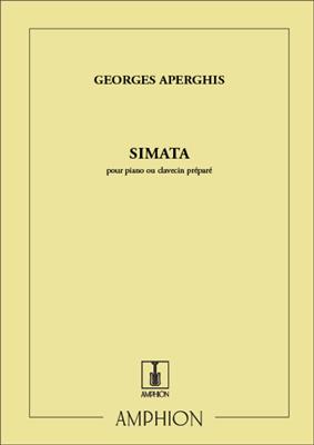Georges Aperghis: Simata Piano: Klavier Solo