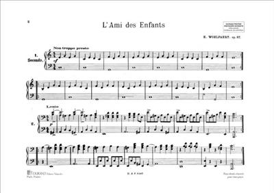 Heinrich Wohlfahrt: L' Ami Des Enfants (4 Mains): Klavier vierhändig