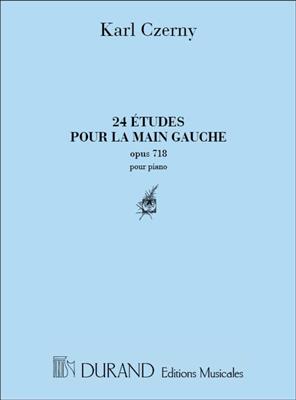 24 Etudes Pour La Main Gauche Opus 718 - Pour