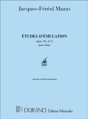 Etudes Brillantes 2 Op 36 Violon (Emulation)