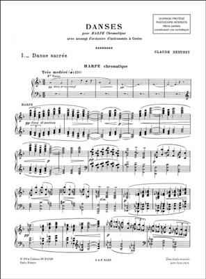 Claude Debussy: Danses Hp Chromatique: Harfe Solo
