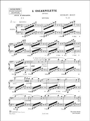Georges Bizet: Jeux D'enfants: Klavier vierhändig