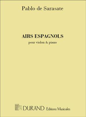 Pablo de Sarasate: Airs Espagnols Vl-Piano: Violine mit Begleitung
