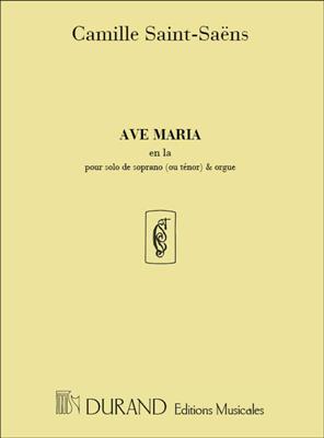 Camille Saint-Saëns: Ave Maria (en la): Gesang mit Klavier