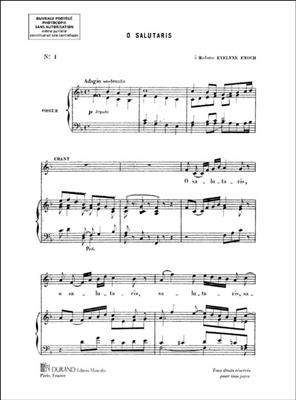 Camille Saint-Saëns: Motets (20) 2-3-4 Voix -Orgue: Gemischter Chor mit Begleitung