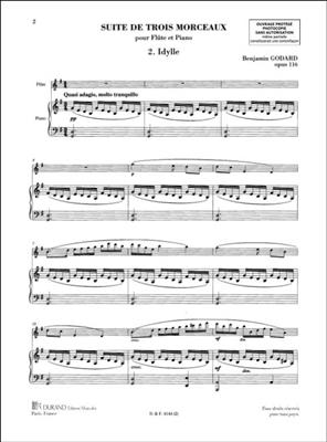 Benjamin Godard: Suite de trois morceaux - Idylle No. 2 op. 116: Flöte mit Begleitung