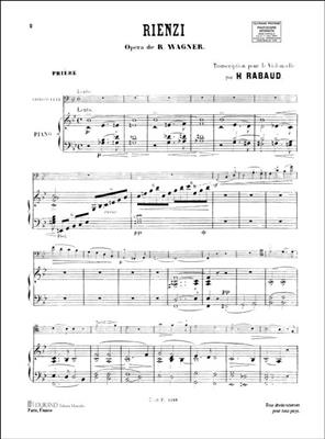 Richard Wagner: Priere: Fagott mit Begleitung