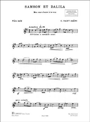 Camille Saint-Saëns: Samson et Dalila no9: Flöte Solo