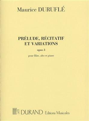 Maurice Duruflé: Prélude, Récitatif et Variations Opus 3: Kammerensemble