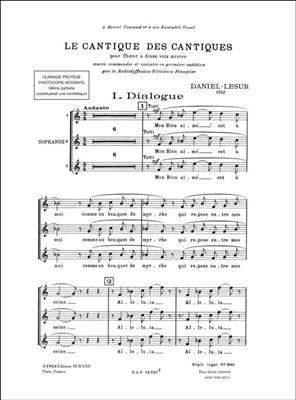 Jean-Yves Daniel-Lesur: Le Cantique Des Cantiques Soprano: Frauenchor A cappella
