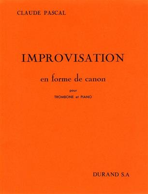 Claude Pascal: Improvisation En Forme De Canon: Posaune Solo