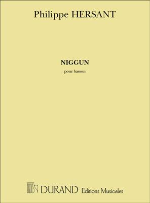 Philippe Hersant: Niggun: Fagott Solo