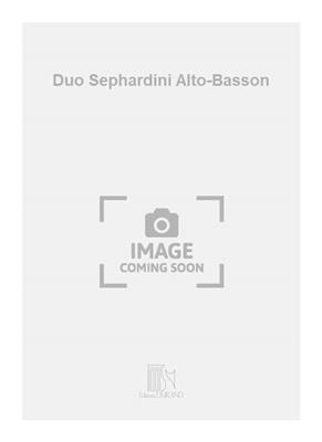 Philippe Hersant: Duo Sephardini Alto-Basson: Fagott Solo