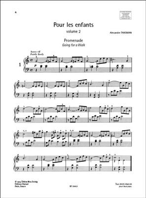 Alexandre Tansman: Pour les enfants Vol. 2: Klavier Solo
