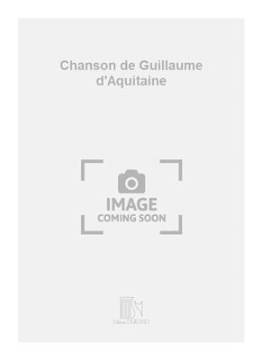 Philippe Hersant: Chanson de Guillaume d'Aquitaine: Frauenchor A cappella