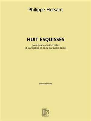 Philippe Hersant: Huit esquisses: Klarinette Ensemble