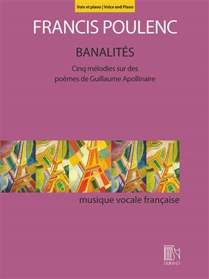 Francis Poulenc: Banalités: Gesang mit Klavier