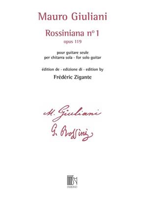 Mauro Giuliani: Rossiniana n° 1 (opus 119): Gitarre Solo