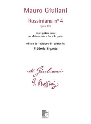 Mauro Giuliani: Rossiniana n° 4 (opus 122): Gitarre Solo