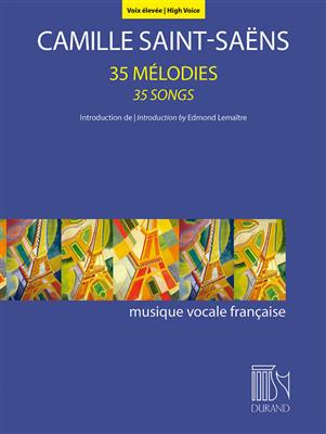 35 Mélodies - 35 Songs (High Voice): Gesang mit Klavier