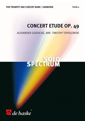 Alexander Goedicke: Concert Etude opus 49: (Arr. Timothy Topolewski): Blasorchester mit Solo