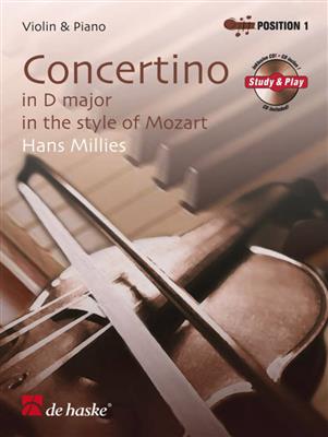 Hans Millies: Concertino in D major in the style of Mozart: Violine mit Begleitung