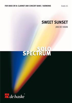 Jan de Haan: Sweet Sunset: Blasorchester mit Solo