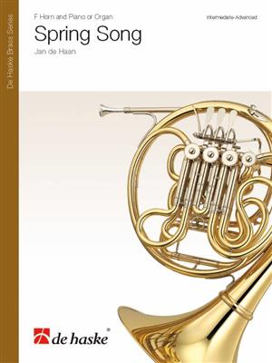 Jan de Haan: Spring Song: Horn mit Begleitung