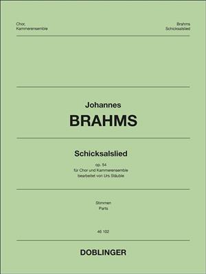 Johannes Brahms: Schicksalslied: (Arr. Urs Stauble): Gemischter Chor mit Ensemble